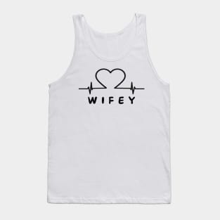 Personalized Wifey, Wedding Gift, Gift for Bride Tank Top